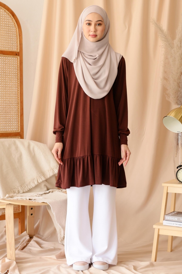 Maryam Blouse - Chocolate Maryam Blouse - Chocolate